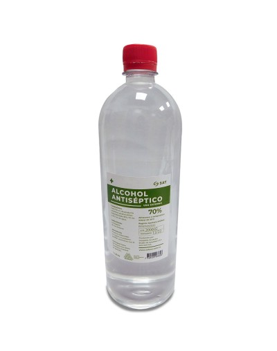 ALCOHOL ANTISÉPTICO 70 SAT  1 LT