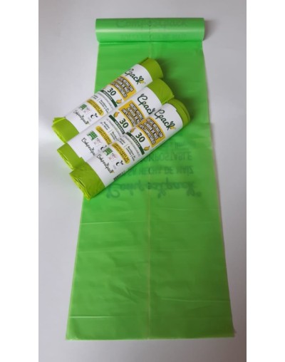 Bolsas 100 compostables y biodegradables 