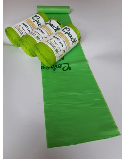 Bolsas 100 compostables y biodegradables 