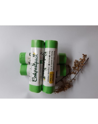 4 rollos para mascotas 100 compostables
