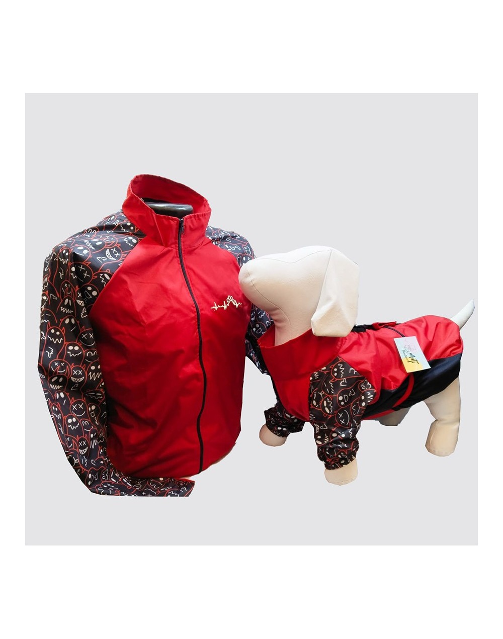 Combo rompeviento pacman persona  mascota