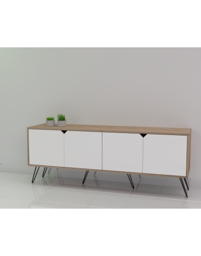 Mueble Multipropósito Nórdico TV 160cms puertas abatibles