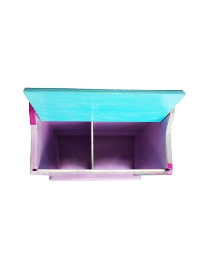 Dispensador orgánico grande morado
