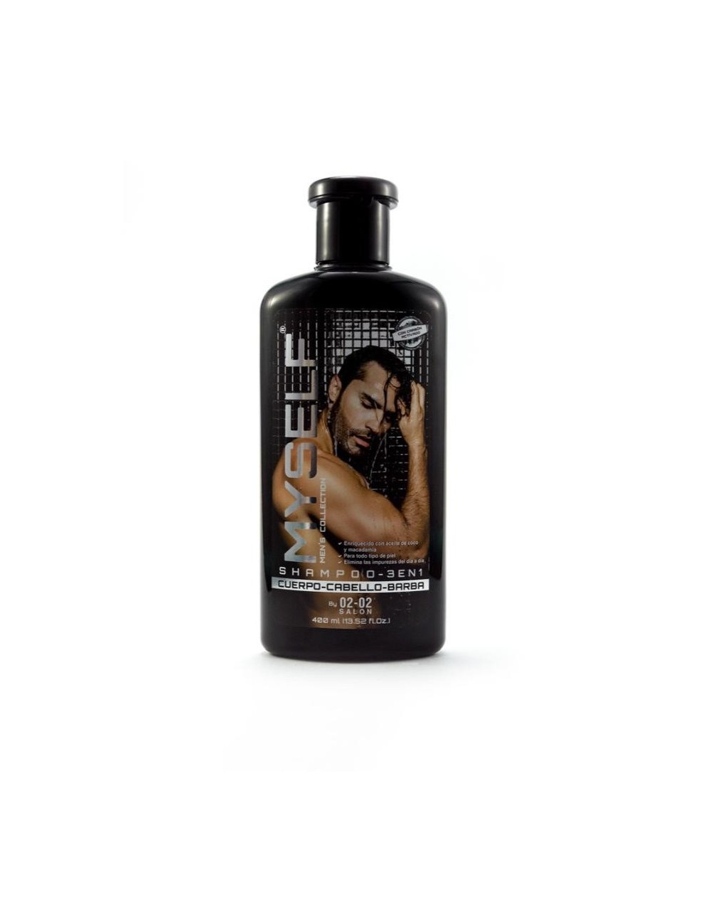 SHAMPOO 3en1 CON CARBÓN ACTIVADO x 200 ML