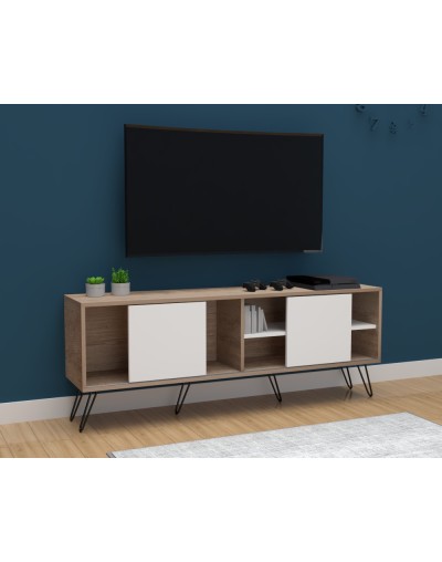 Mueble Multipropósito Nórdico TV 160cms puertas corredizas