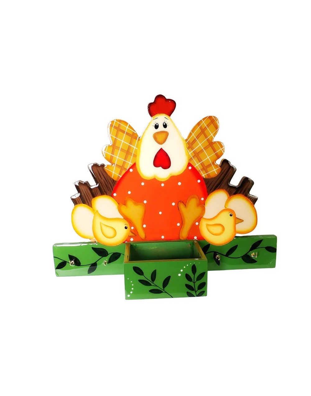 Portalimpiones y fósforos gallina 