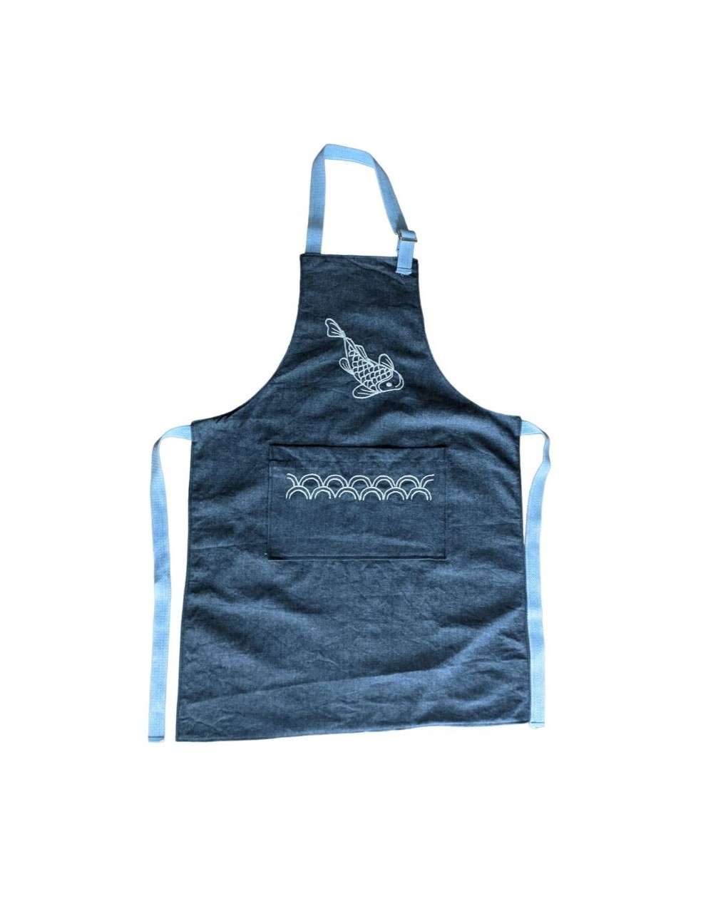 Delantal unisex peces