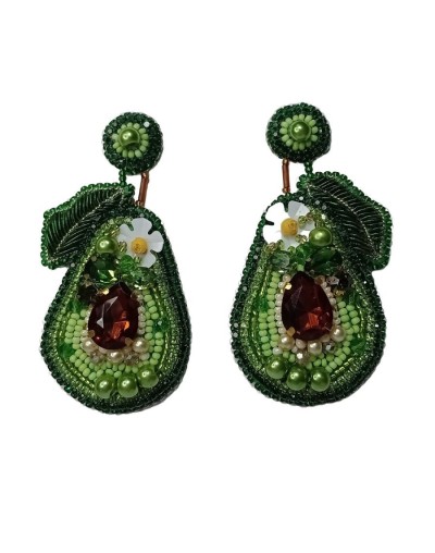 Aretes de aguacate