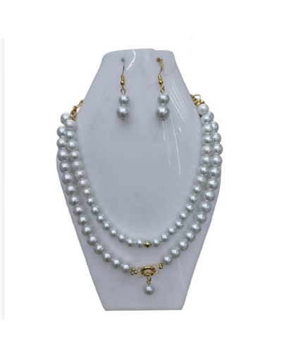 Collar murano y perlas