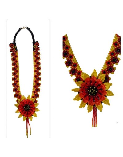 Collar girasol