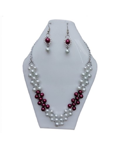 Collar de perlas combinado