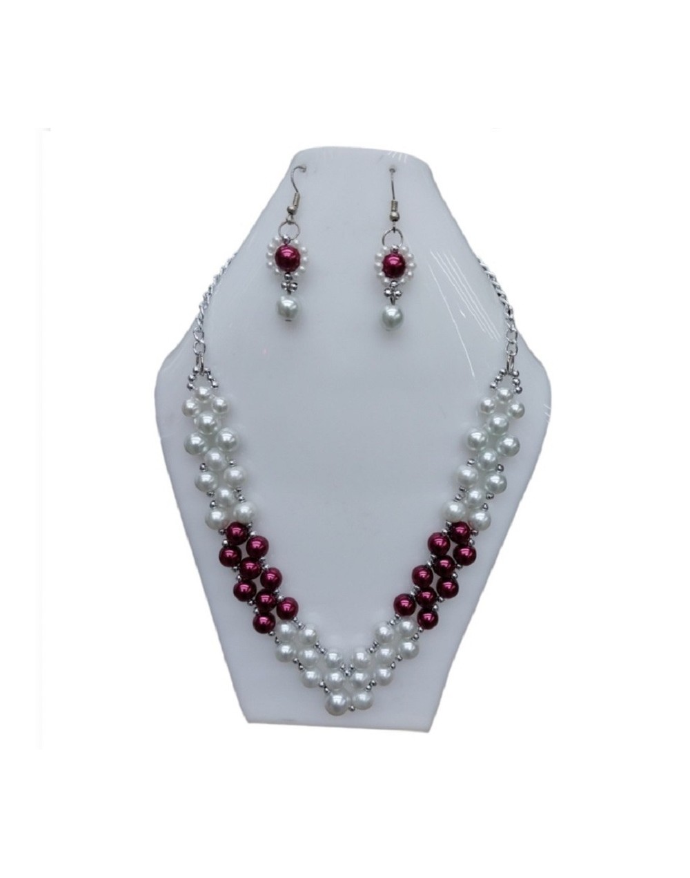 Collar de perlas combinado