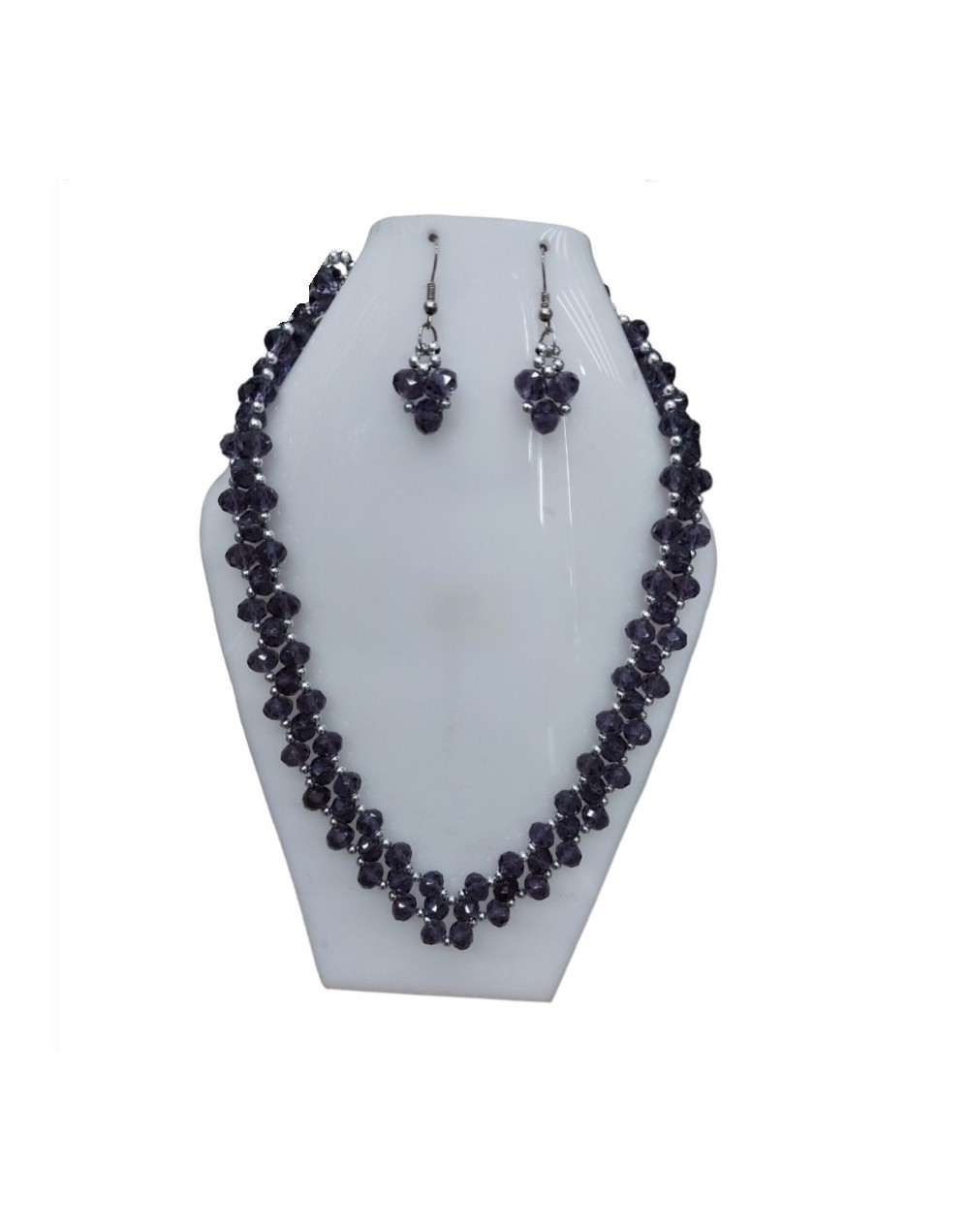 Collar tejido en murano