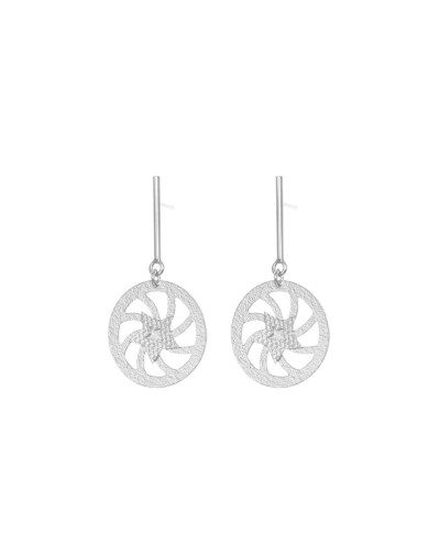 Aretes rueda 2 mediana  estrellas