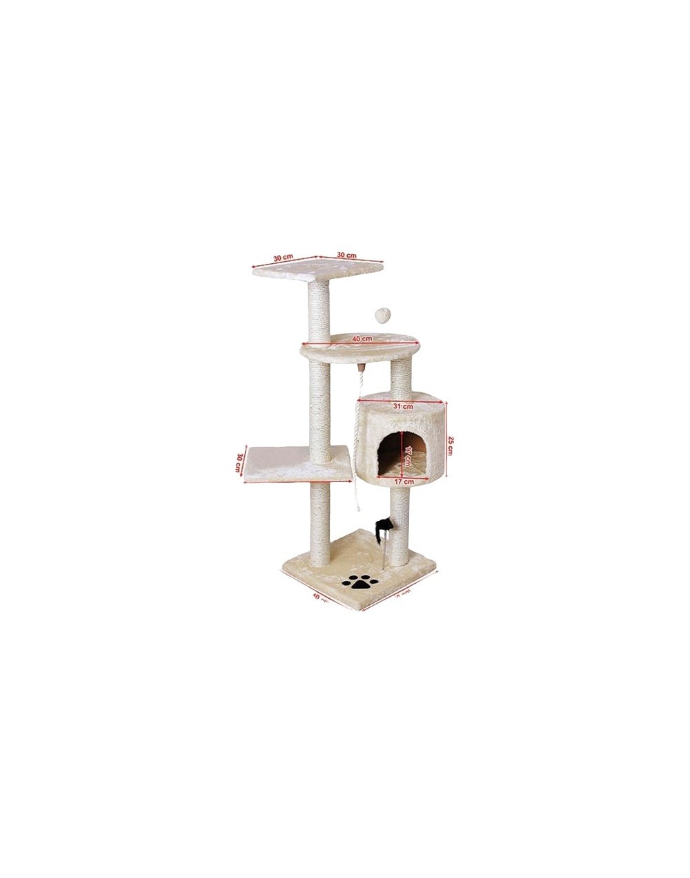 Gimnasio para gatos grande
