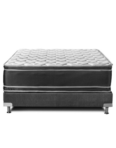 Combo Base  Colchón Super Ortopédico Pillow Top Vital Doble