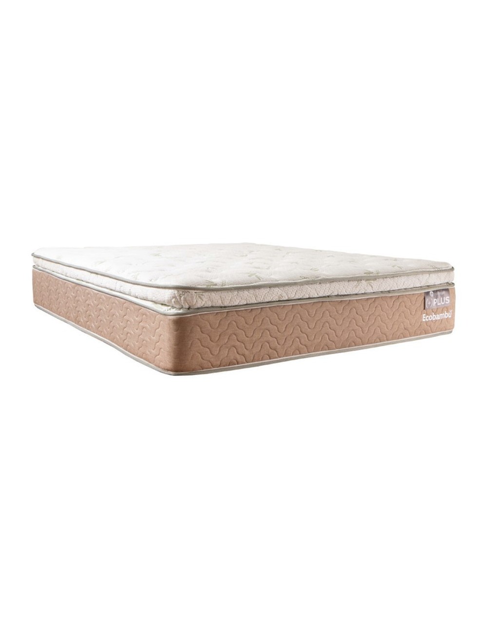 Combo base  colchón pillow bambú doble