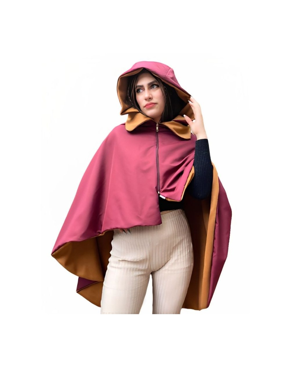 Capa larga impermeable
