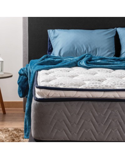 Combo base  colchón pillow cloud doble