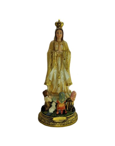 Virgen de fatima gold