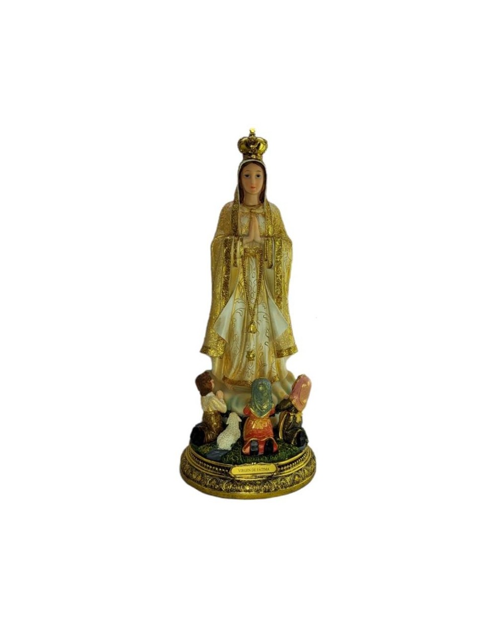 Virgen de fatima gold