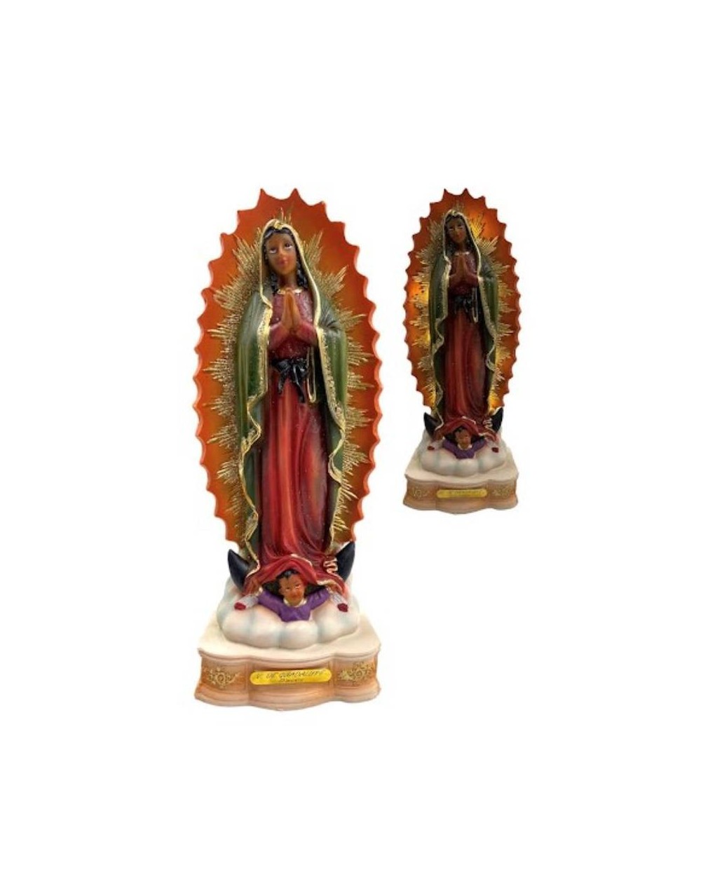 Virgen guadalupe con luz