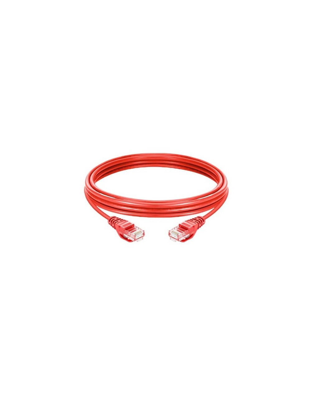 Patch cord categoria 5e 3 metros color rojo