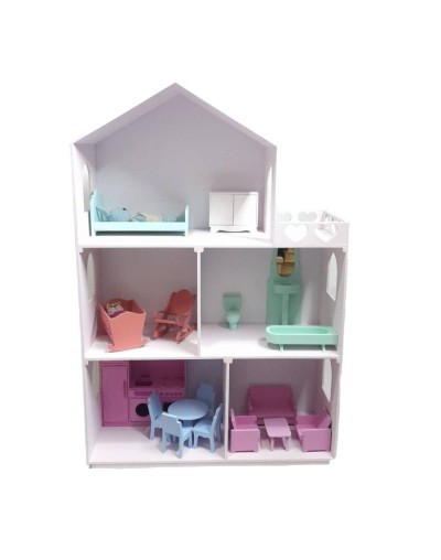 Casa para muñecas tamaño barbie