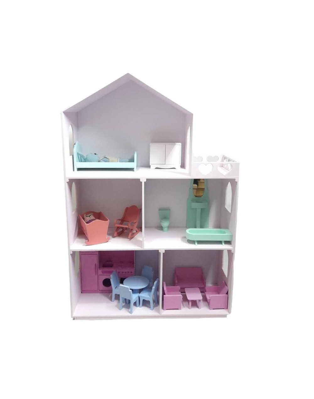 Casa para muñecas tamaño barbie