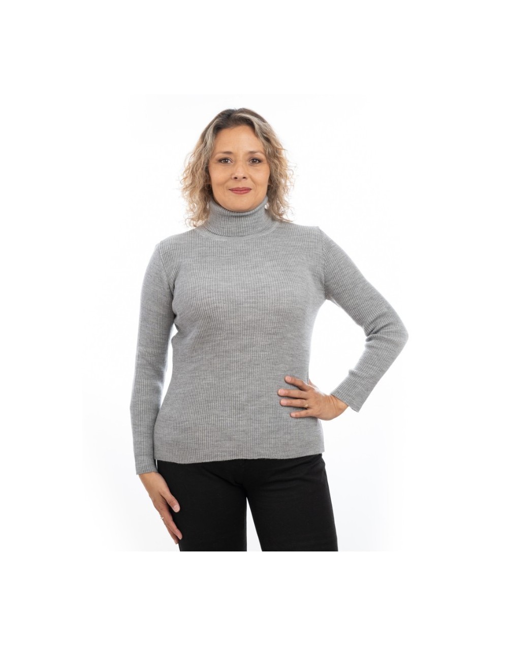Buzo para mujer cuello tortuga