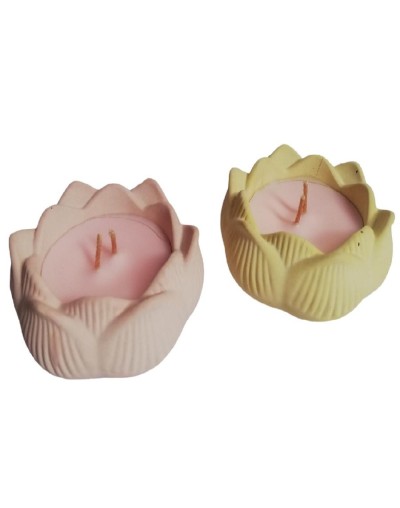 Eco vela flor de loto
