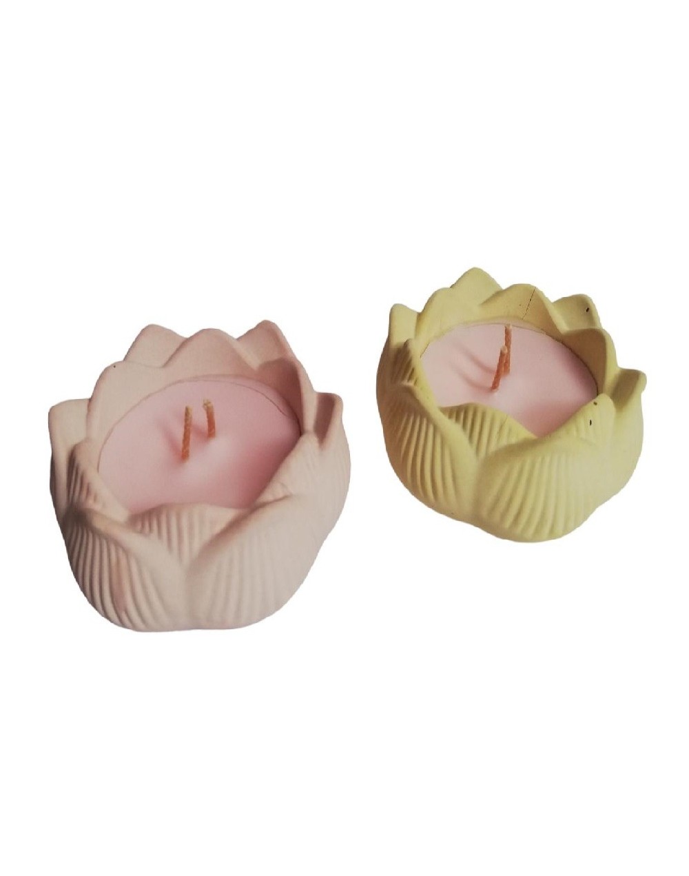 Eco vela flor de loto