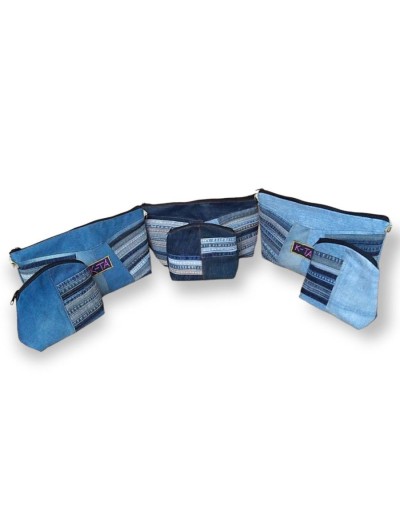 Bolso en jean contemporáneo