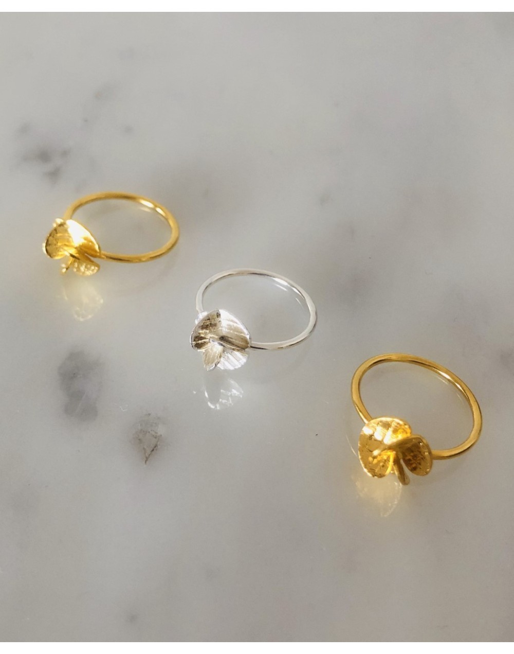 Anillo Mini Hélice Oro