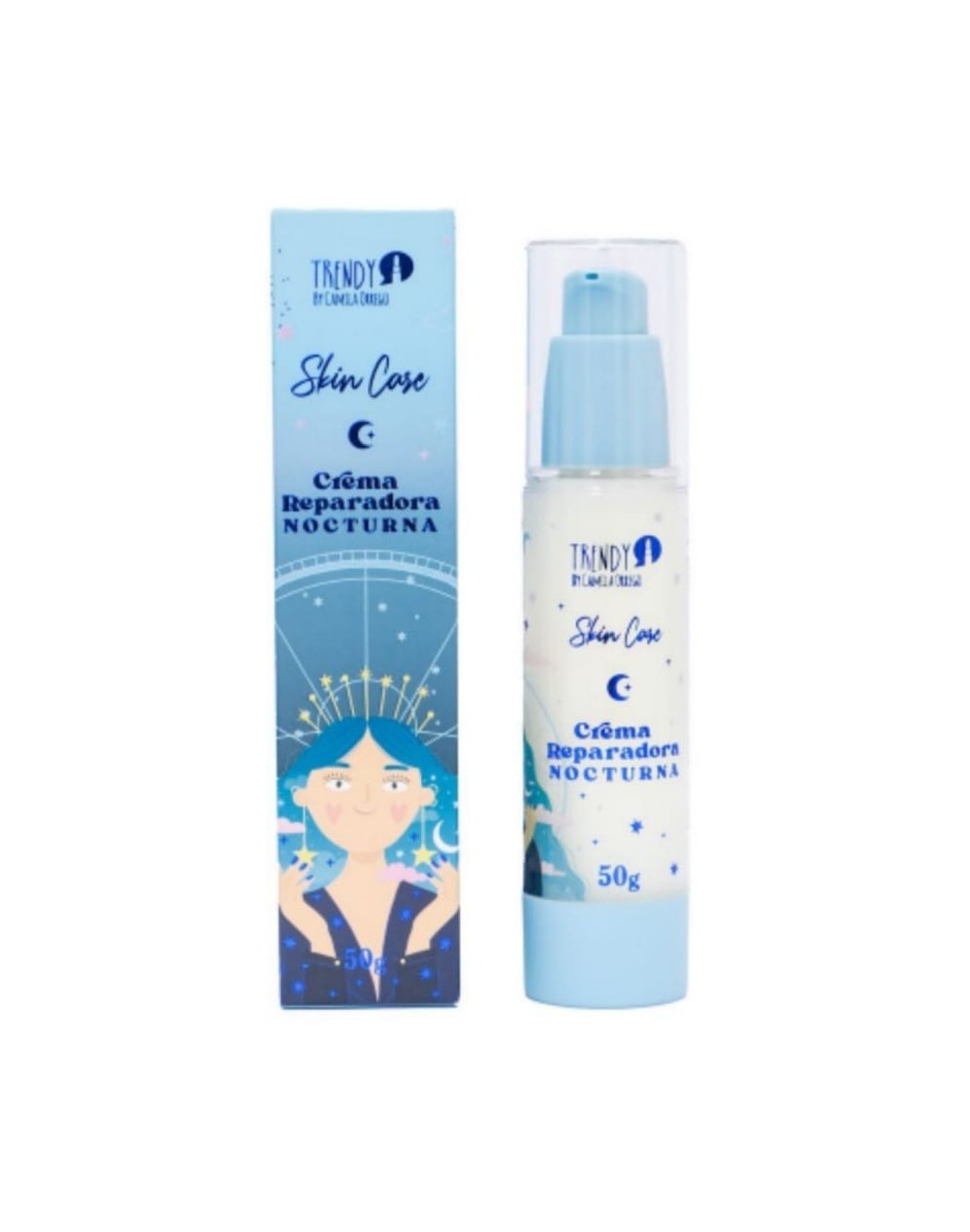 Crema Facial Reparadora Nocturna Trendy