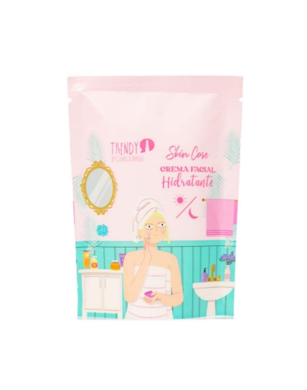 Sachet crema hidratante trendy