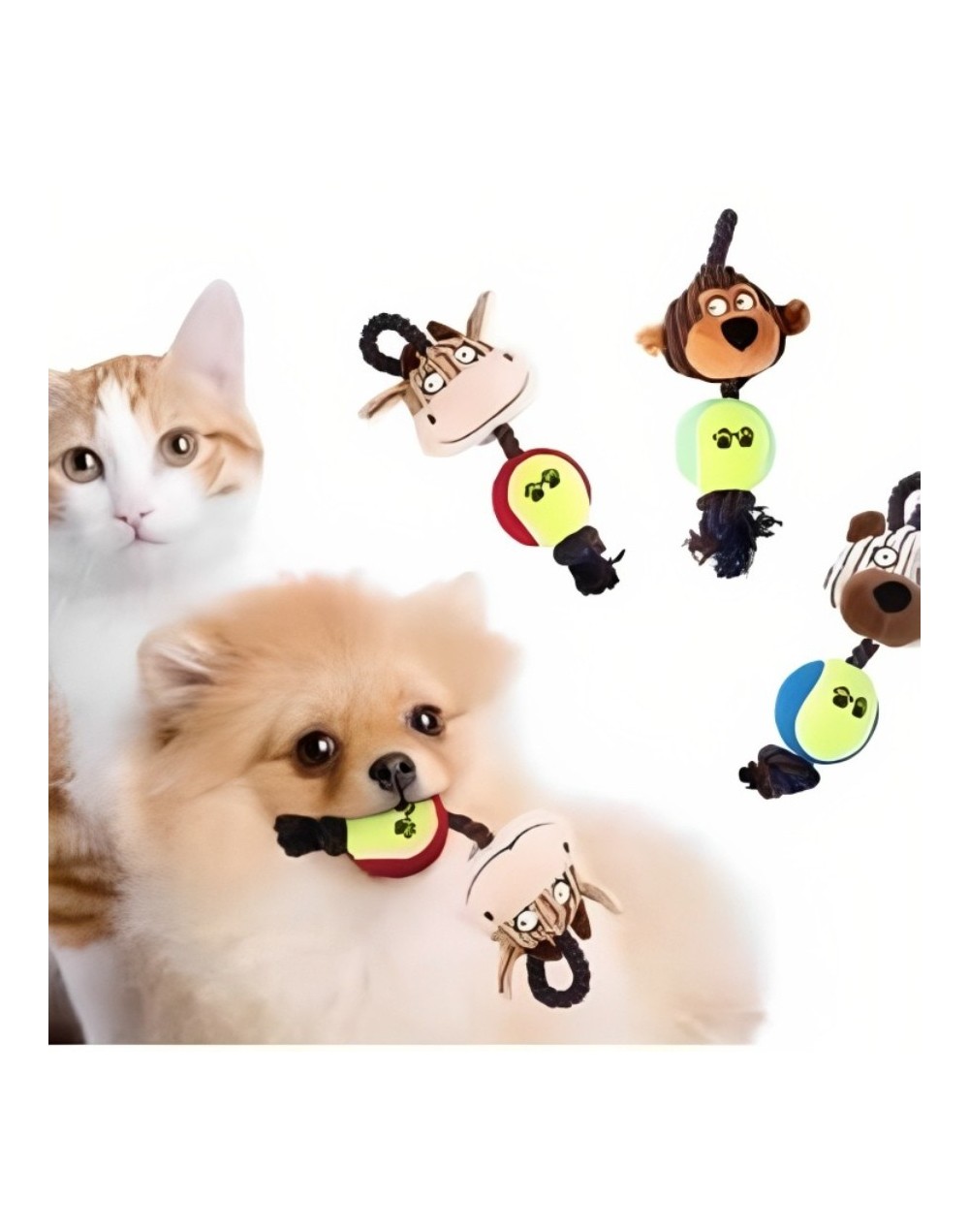 Lazo Con Pelota Pet Friends