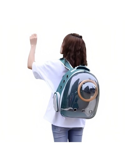 Morral transparente con cápsula