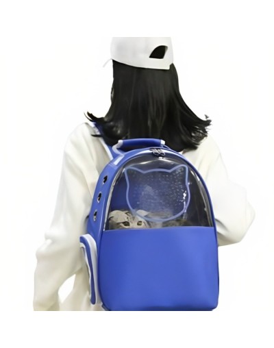 Morral Mitad transparente Cara de gato