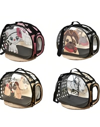 Bolso transparente con diseños