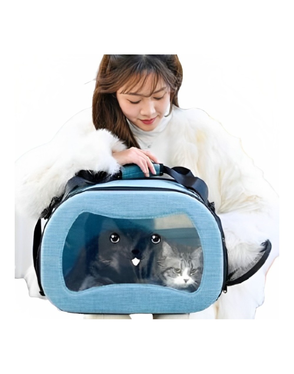 Bolso Gatito plegable Tela