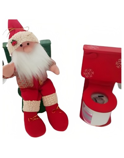 Portarollos navideño