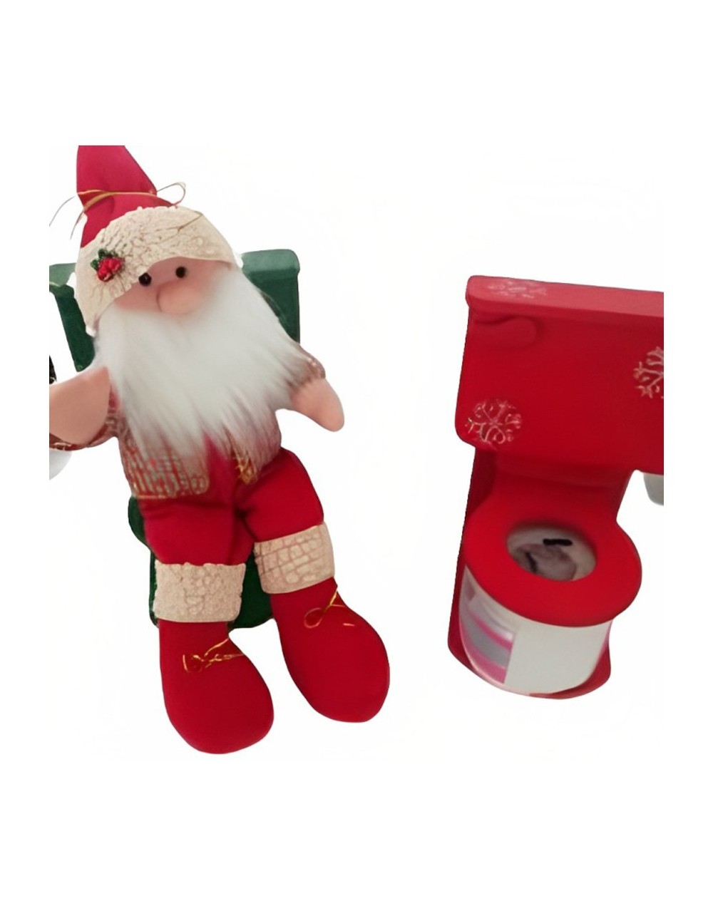 Portarollos navideño