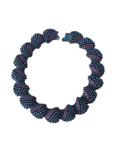 Set collar escamas en 3d