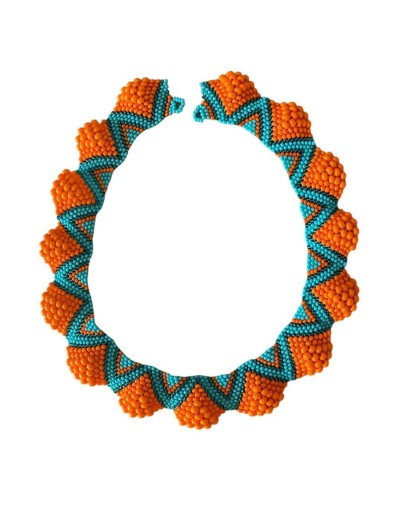 Set collar escamas en 3d