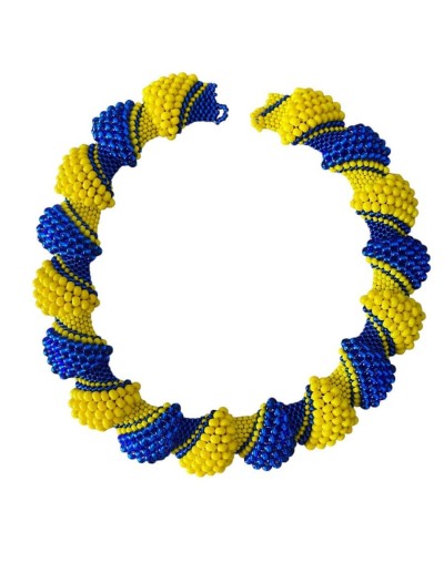 Set collar escamas en 3d