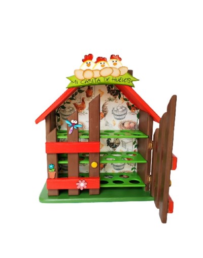 Casita de huevos gallinas
