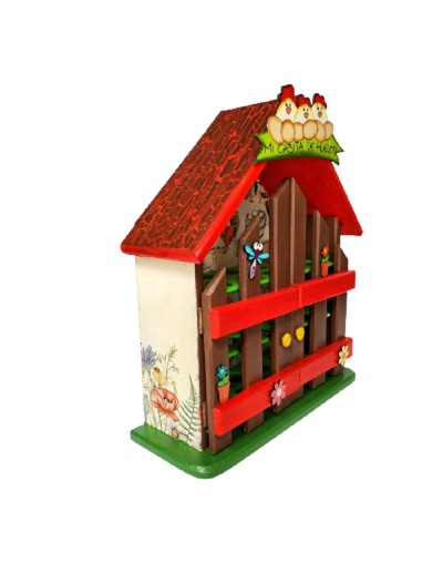 Casita de huevos gallinas