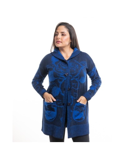Gaban con capota para mujer. Africa