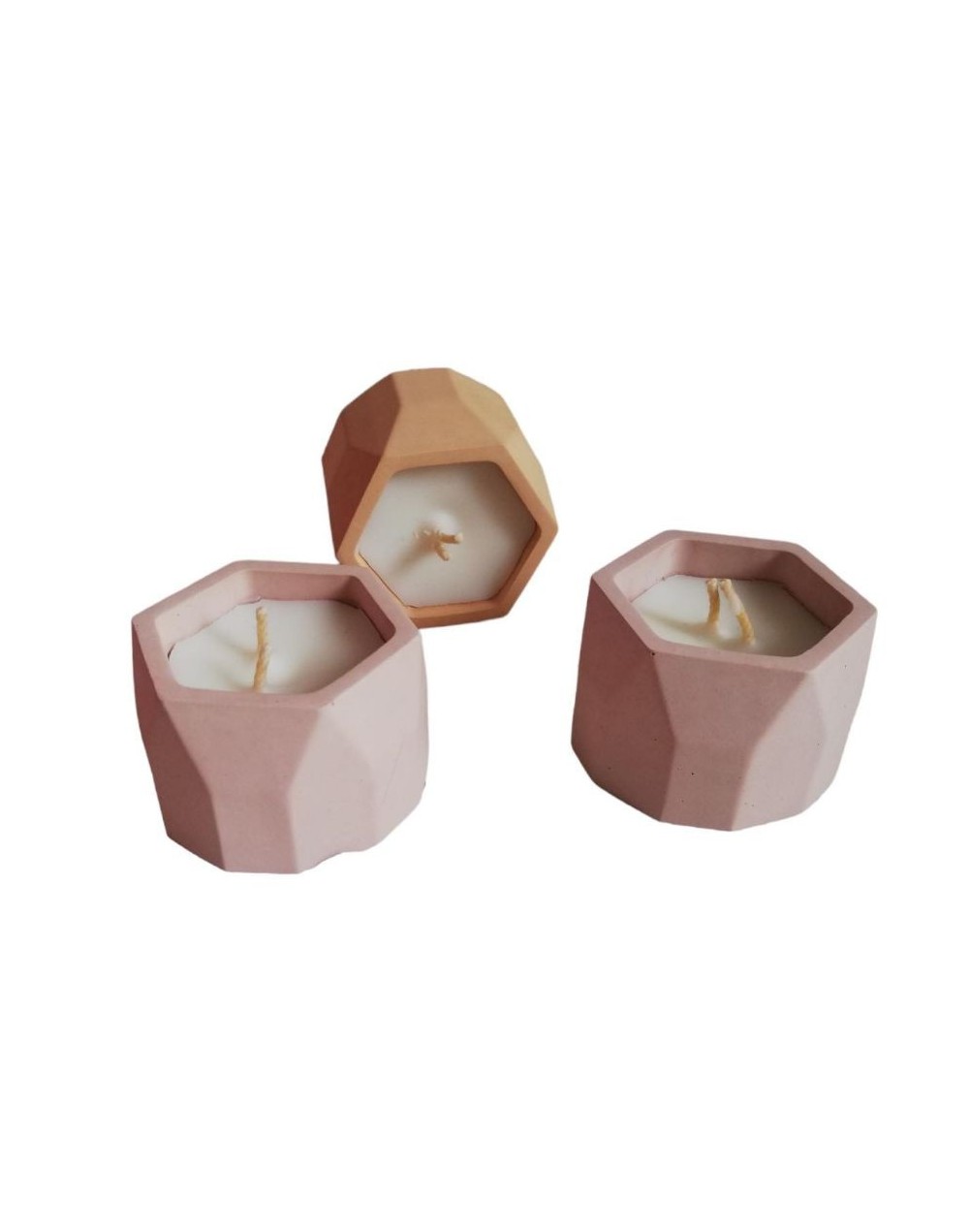 Eco vela mini hexagonal